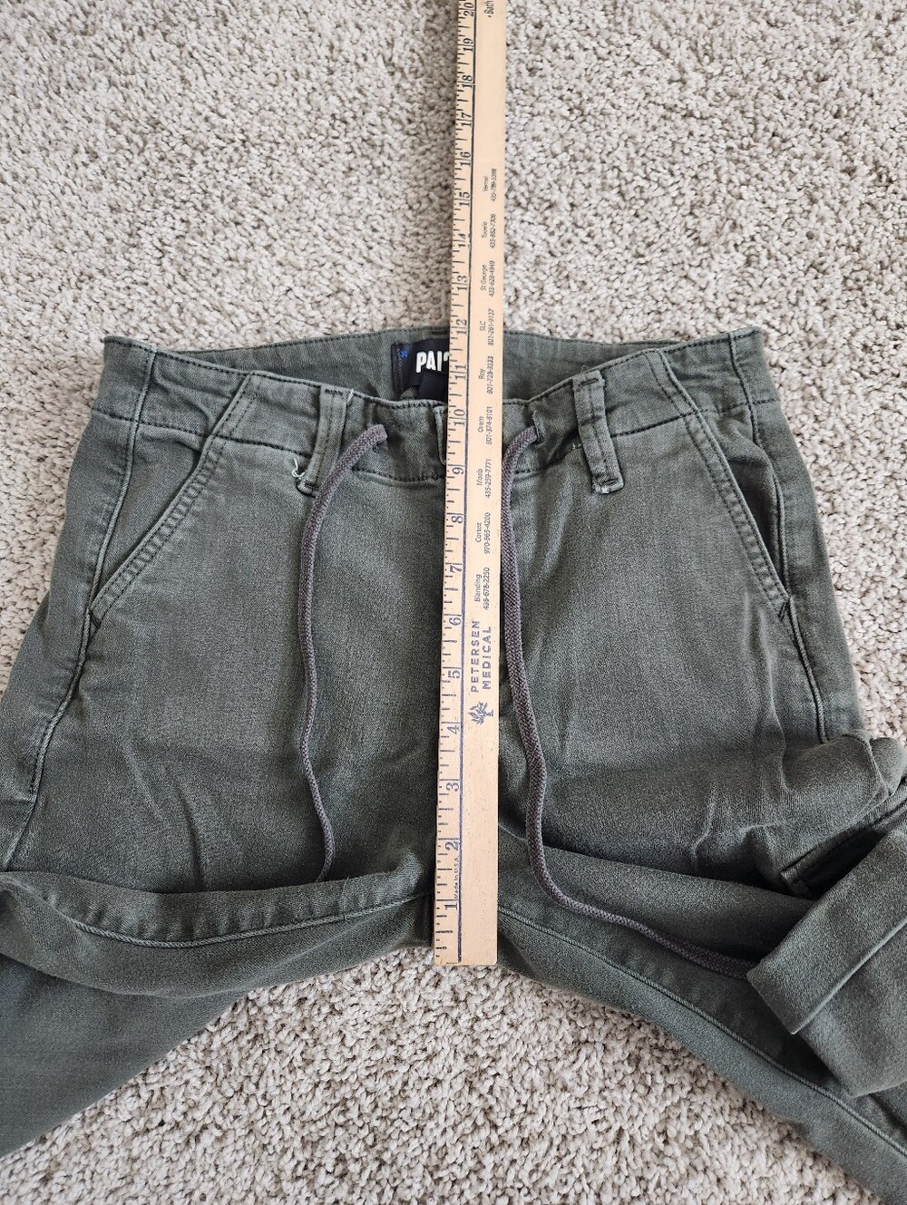 Paige Christy Cargo Pants Size 25 - Picture 7 of 8